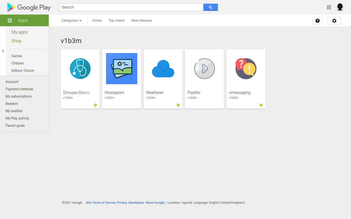 Mobile Apps — screenshot